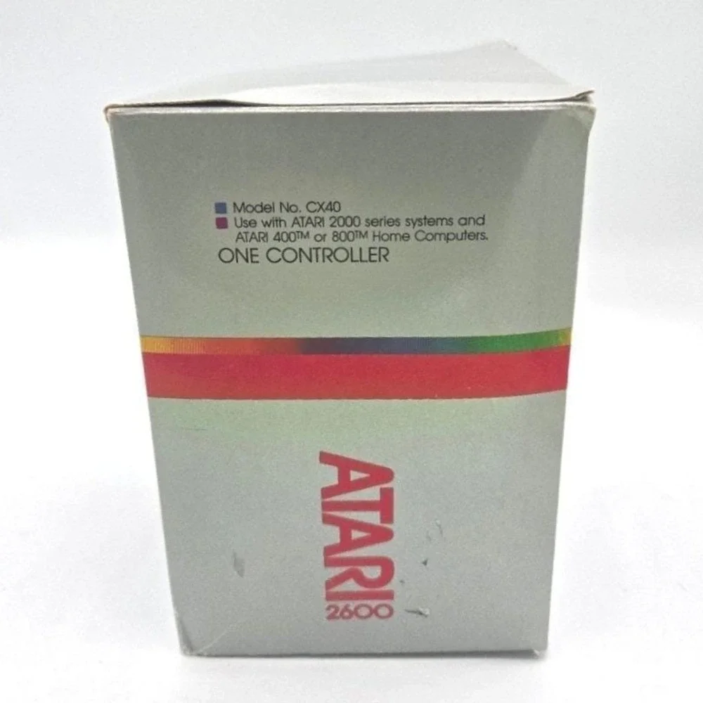 Vintage Atari 2600 CX40 Standard Joystick Controller (Original Boxed)